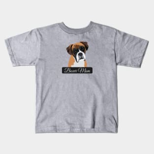 Boxer Mom Kids T-Shirt